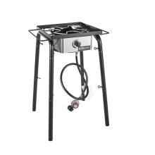 Propane  Single Outdoor Brewing Burner with Adjustable Height 20PSI High Pressure